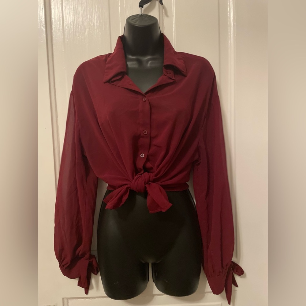 2 for $6 Sheer Chiffon Blouse